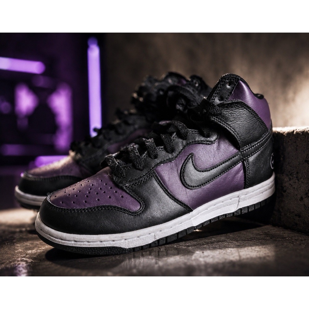 Nike Dunk High Fragment‎ Design Beijing 2021 Wine Black DJ0382-600 Kids Size 7Y